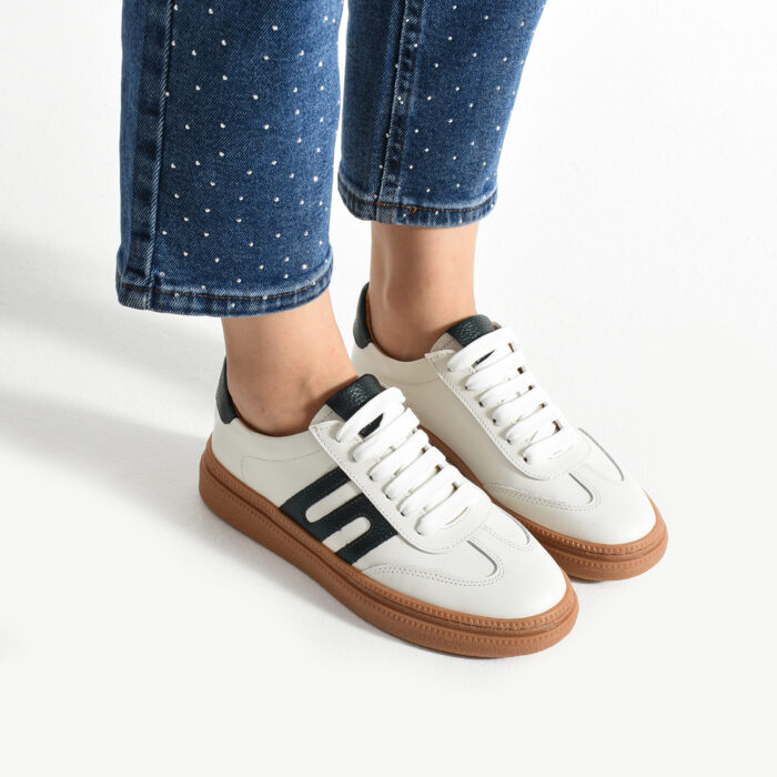 Дамски бели кецове от естествена кожа Nairobi