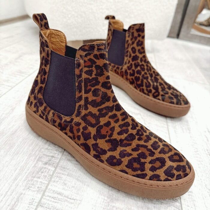 Дамски спортни леопардови челси боти Michaella
