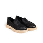 Дамски черни мокасини от естествена кожа Cornelia — снимка 4